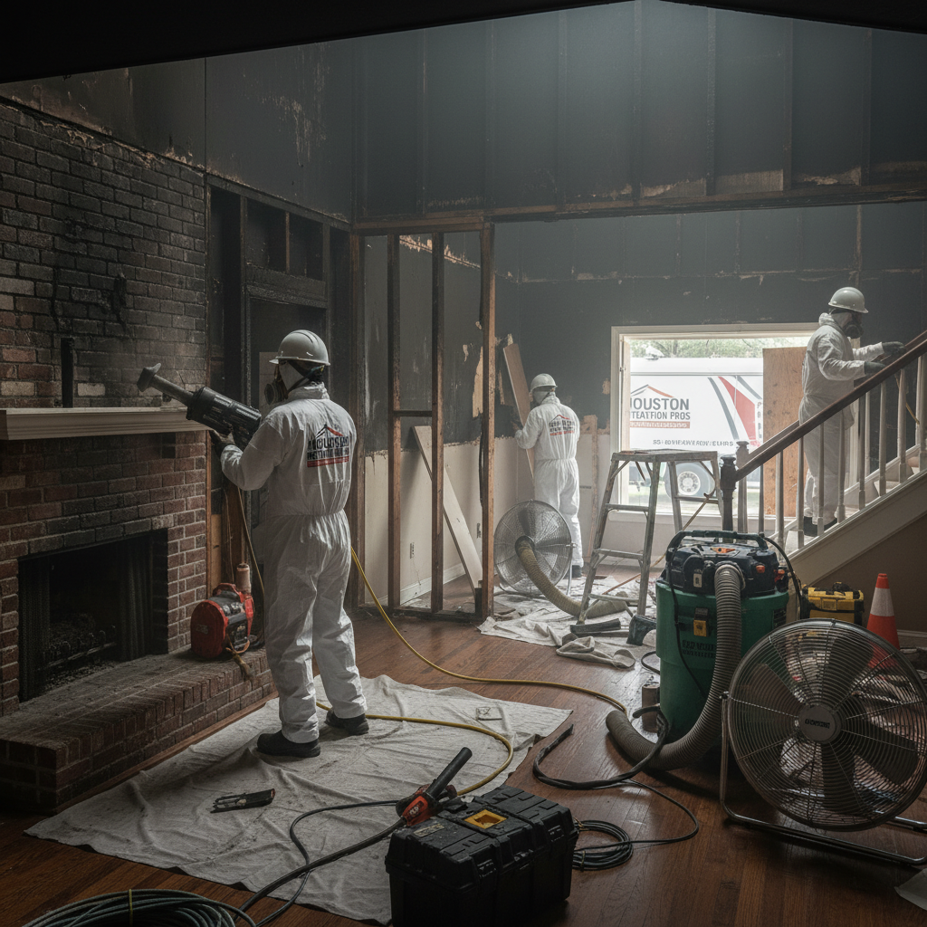 Fire & Smoke Damage Restoration - Tell Projects Rosenberg TX