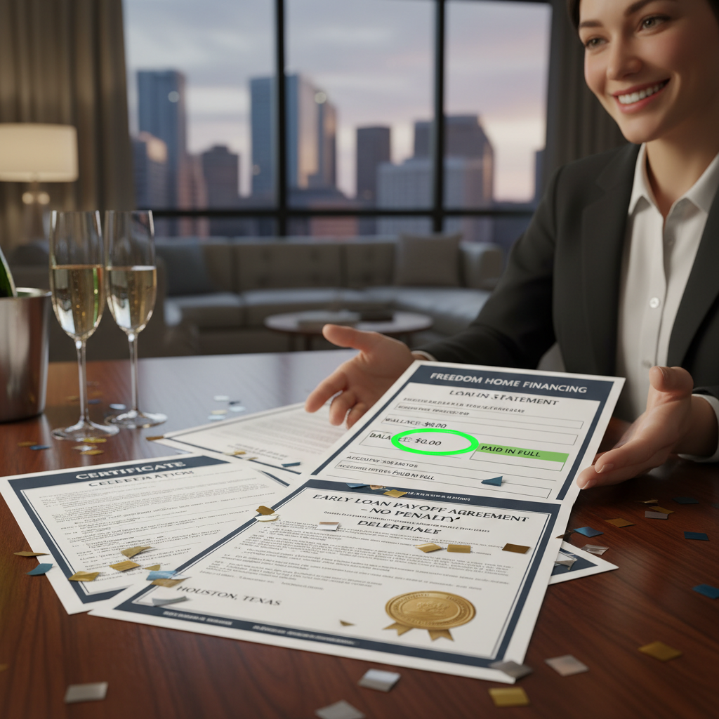 No-Penalty Early Payoff Options - Tell Projects Rosenberg TX