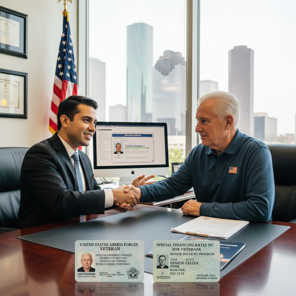 Senior & Military Discounts - Tell Projects Rosenberg TX