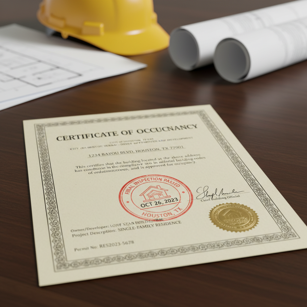 Final Permit Closeout - Tell Projects Rosenberg TX