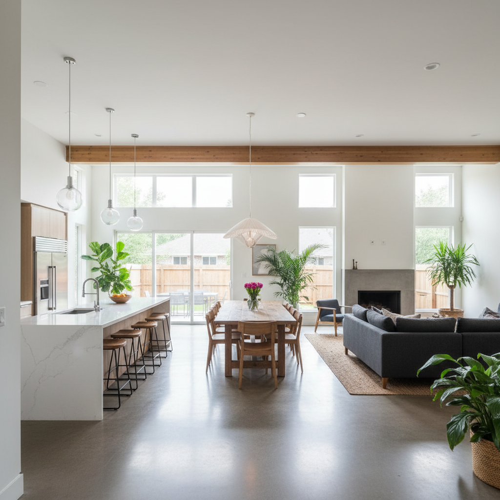 Open Concept Space Planning - Tell Projects Rosenberg TX